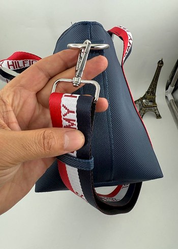 Tommy Hilfiger Mavi Fermuarlı Kadın Çanta - Görsel 5