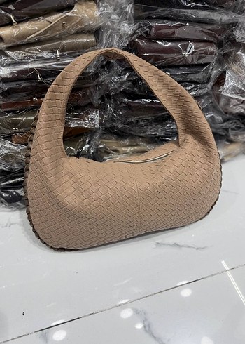 Bohem Örgü Kadın Süet Çanta - Görsel 6