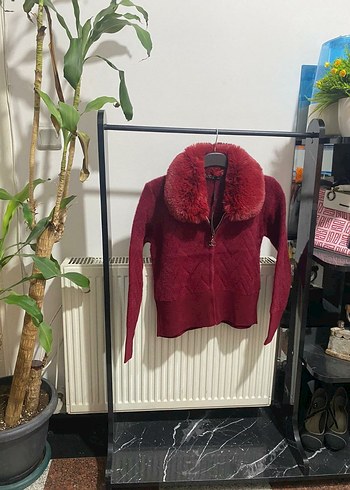 Massimo Dutti Kadın Suni Kürk Detail Hırka - Görsel 8