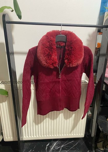 Massimo Dutti Kadın Suni Kürk Detail Hırka - Görsel 10