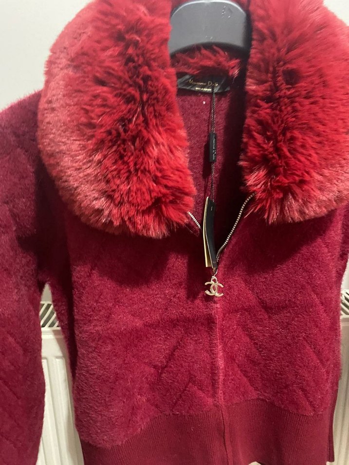 Massimo Dutti Kadın Suni Kürk Detail Hırka - Görsel 3