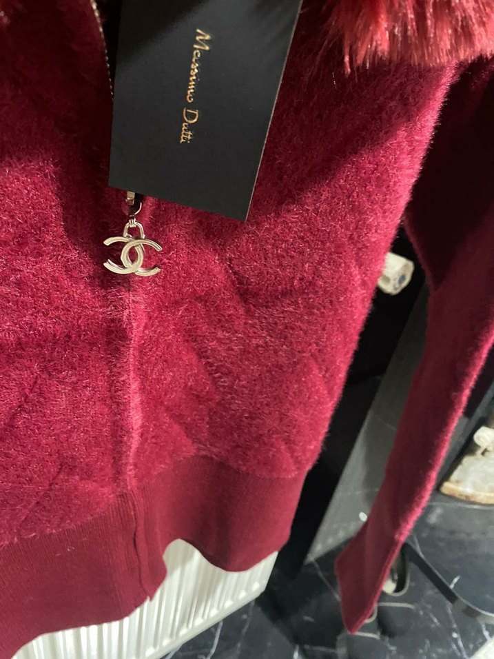 Massimo Dutti Kadın Suni Kürk Detail Hırka - Görsel 4