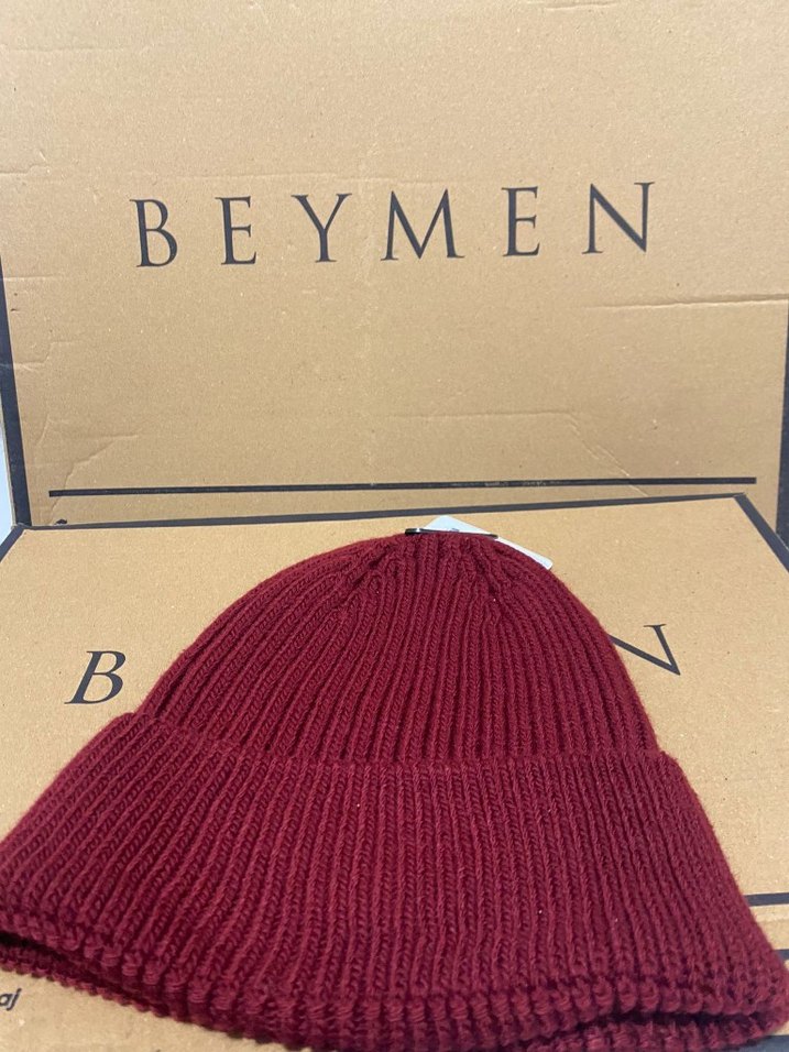Bordo Örgü Kadın Bere - Beymen Club - Görsel 3