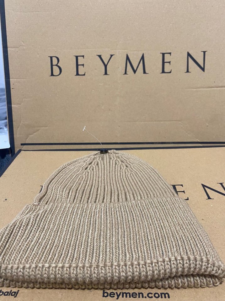 Beymen Bej Örgü Kadın Yün Bere - Görsel 3