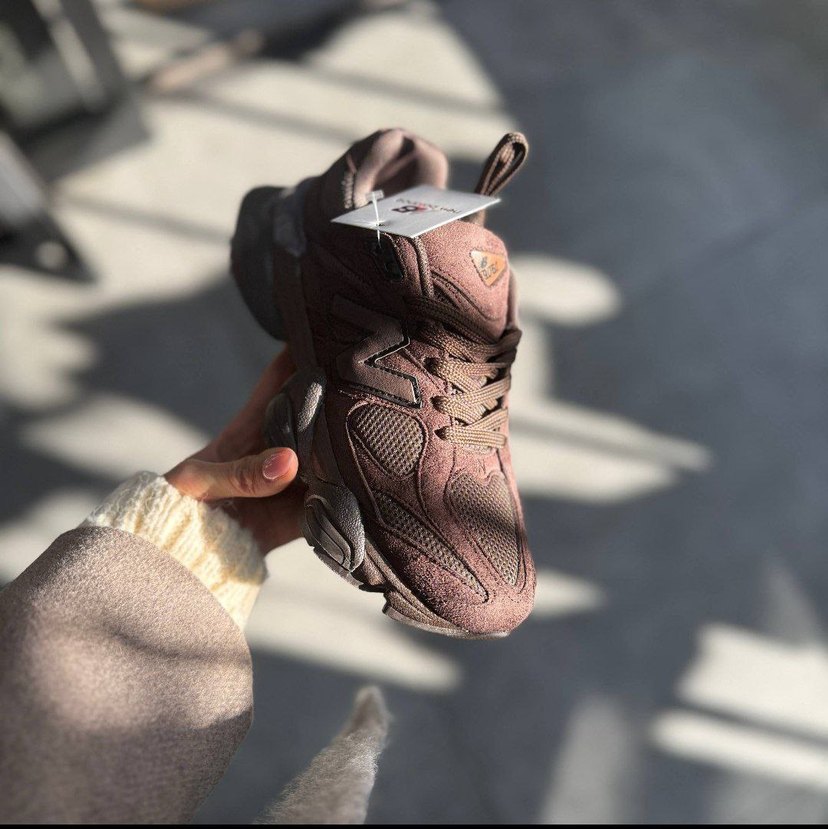 NB Kahverengi Kadın Platform Spor Ayakkabı - Görsel 4