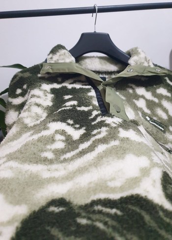 Erkek columbia Desenli Yüksek Yakalı Polar - Görsel 2