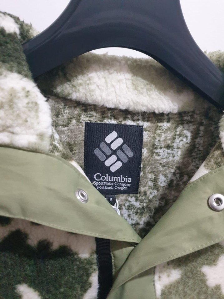 Erkek columbia Desenli Yüksek Yakalı Polar - Görsel 4