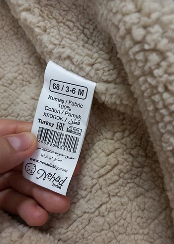 Pamuklu Bebek kışlık Tulumu - Görsel 5