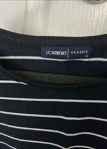 Çizgili Kadın Tişört - Görsel 3