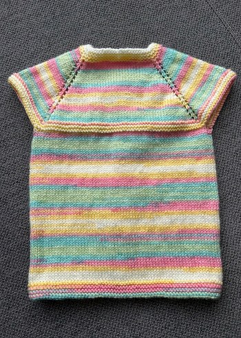 Kız Çocuk Pastel Renkli bebek yeleği - Görsel 2