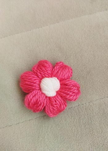 Renkli Örgü Çiçekli motifler  10 tanesi 80 lira - Görsel 6