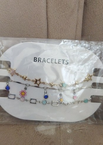 Çiçek Desenli Bohem Boncuklu Kadın Bileklik Seti - Görsel 2