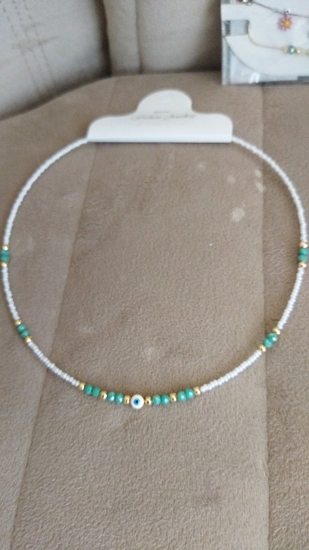 Çok Renkli Boncuklu Bohem Kadın Bileklik Seti ve kolye - Görsel 3