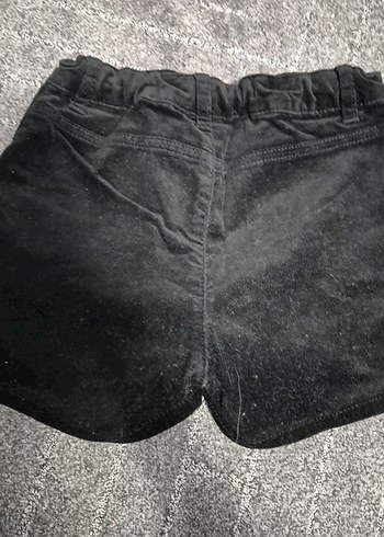 Siyah Düğmeli Kız Denim Şort - Görsel 2