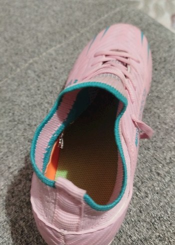 Pembe çocukFutbol Ayakkabısı Velcro Kapatma - Görsel 3
