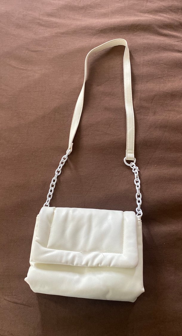 Bej Kadın Deri Midi Şort - Görsel 3