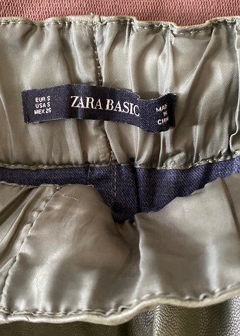 Bej Deri Kemerli Midi Kadın Etek - Görsel 3