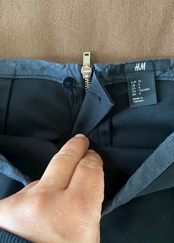 Kemer Detaylı Midi Hamile Eteği - Görsel 3