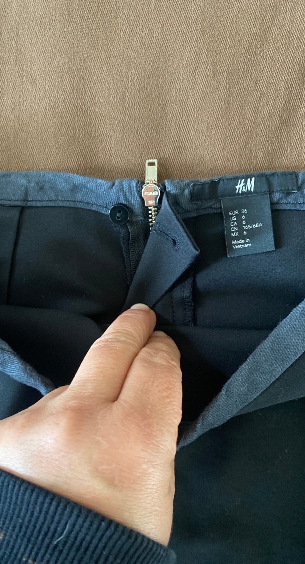 Kemer Detaylı Midi Hamile Eteği - Görsel 3