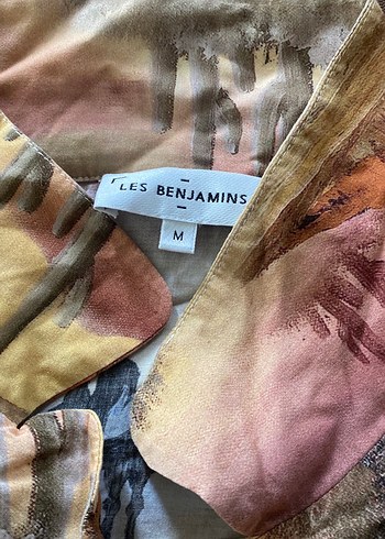 Bohem Stilde Kısa Kollu Desenli Kadın Gömlek - Görsel 2