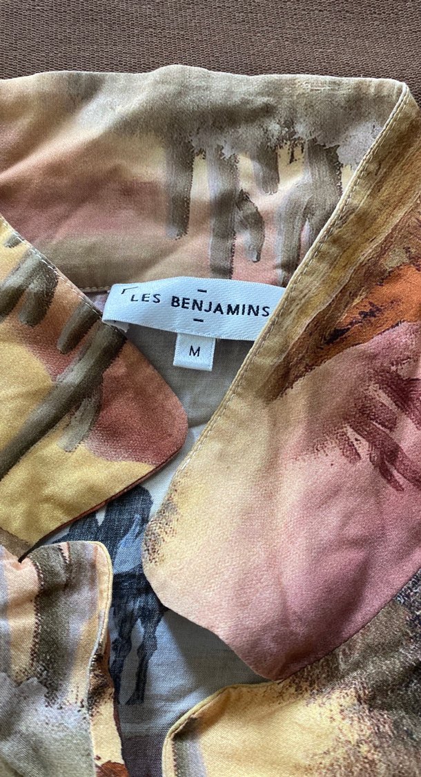 Bohem Stilde Kısa Kollu Desenli Kadın Gömlek - Görsel 2