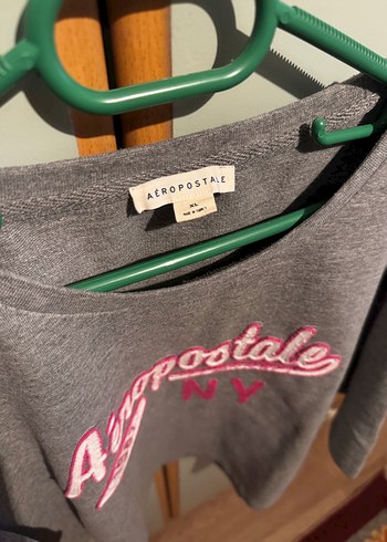 Aeropostale Oversize Crop Sweat - Görsel 3