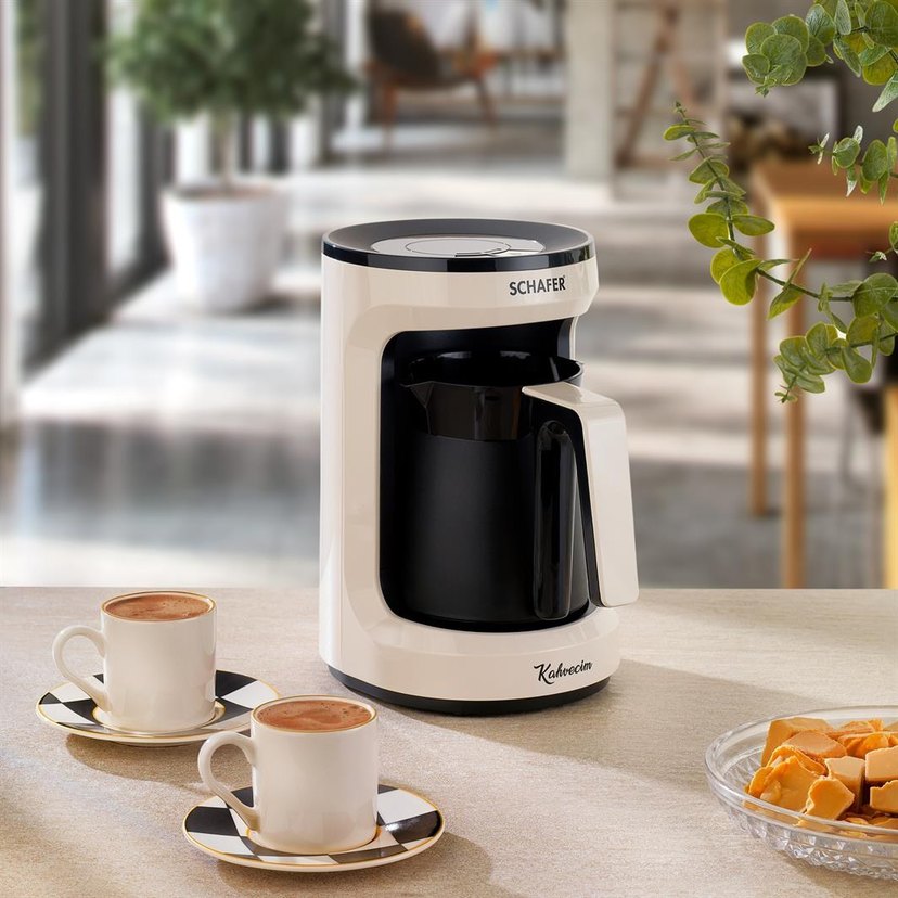 Krem Schafer Kahve Makinesi - Görsel 2