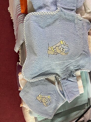 Kundak önlük seti (banyo havlusu) - Görsel 3