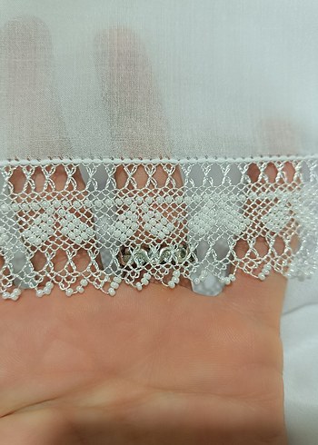 El İşçiliği Dantel İşlemeli Kumaş Kenarı - Görsel 5