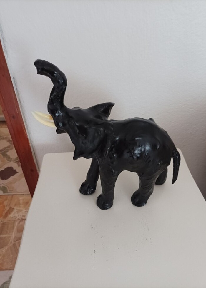 3 adet deri kaplama şans filleri  - Görsel 2