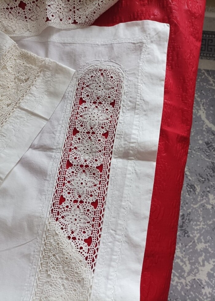 Karyola eteği yastık kılıfı  - Görsel 2