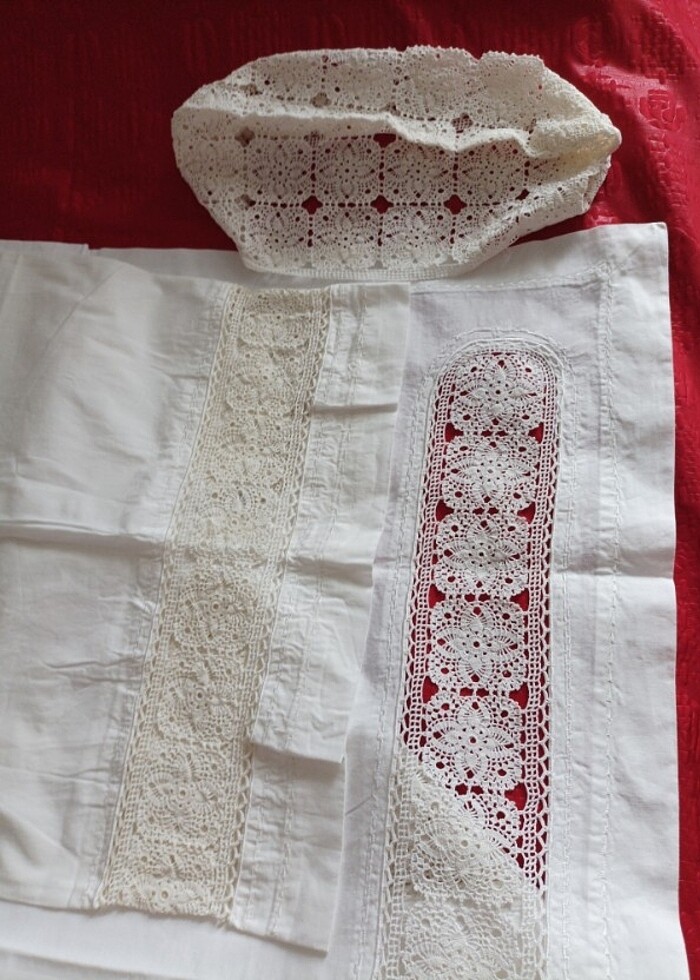 Karyola eteği yastık kılıfı  - Görsel 3