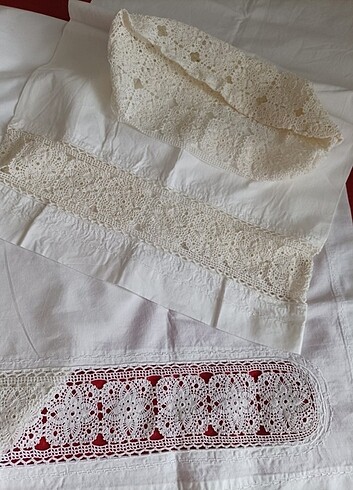 Ara dantelli karyola etek takımı  - Görsel 5