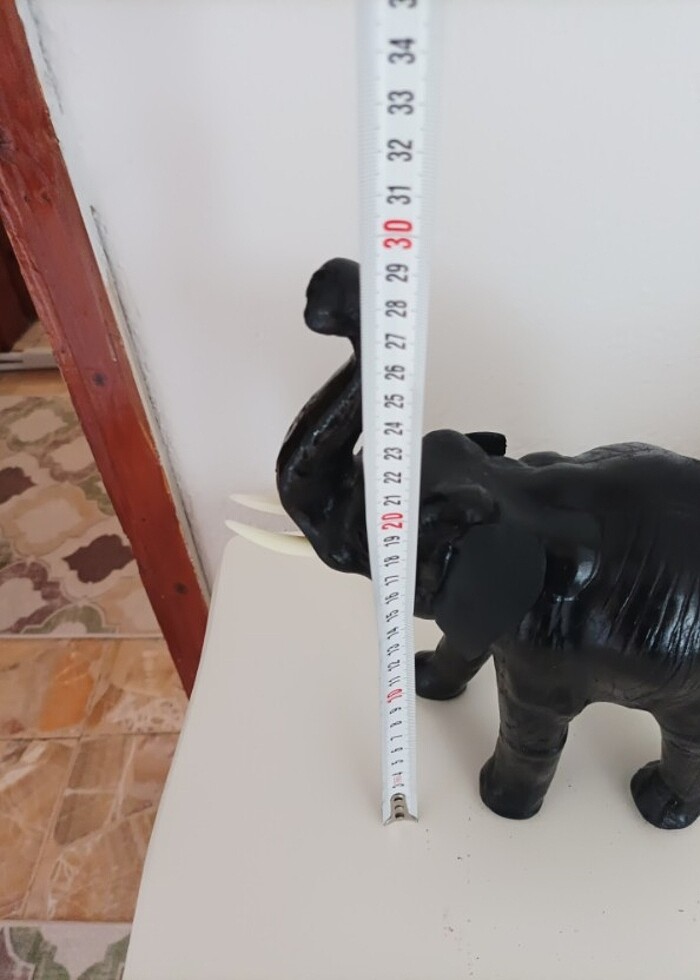 Ahşap deri şans fili - Görsel 2