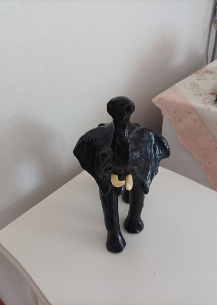 Ahşap deri şans fili  - Görsel 4