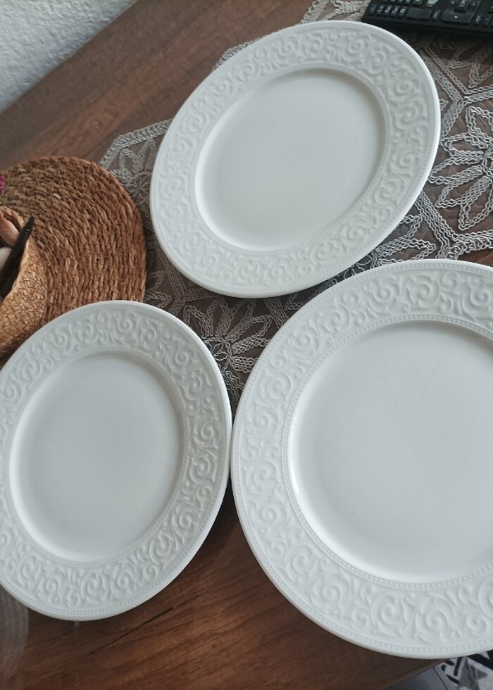 Kütahya porselen servis tabağı  - Görsel 2