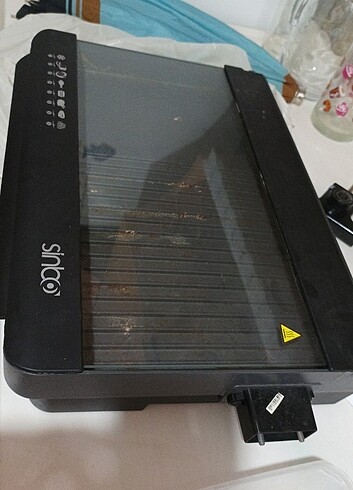 Sinbo cam kapaklı elektrikli döküm ızgara - Görsel 2