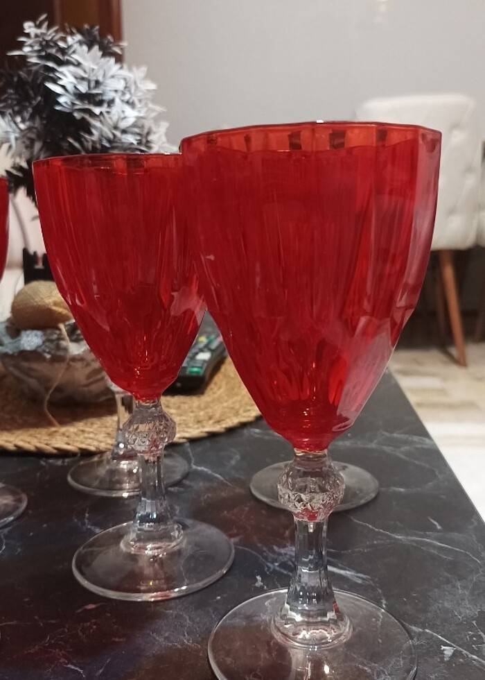 Paşabahçe diamond kadeh - Görsel 3