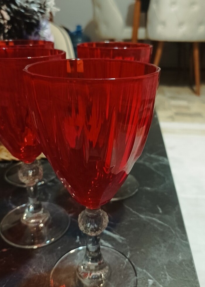 Paşabahçe diamond kadeh - Görsel 2