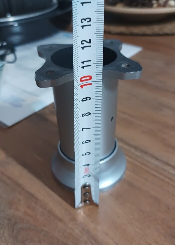 Gri mobilya ayağı 4 adet - Görsel 3