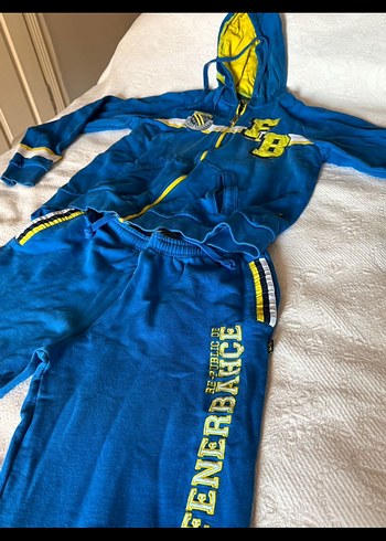 Orjinal Mavi Kapüşonlu Fenerbahçe Eşofman Takımı - Görsel 2