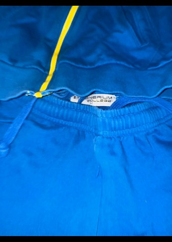 Orjinal Mavi Kapüşonlu Fenerbahçe Eşofman Takımı - Görsel 6