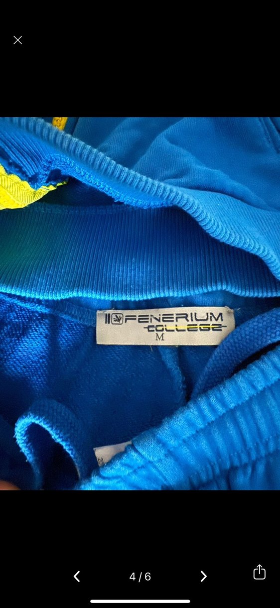 Orjinal Mavi Kapüşonlu Fenerbahçe Eşofman Takımı - Görsel 5