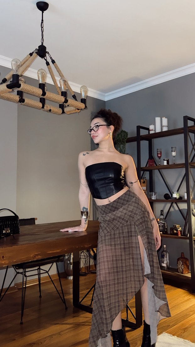 Ekose etek - Görsel 2