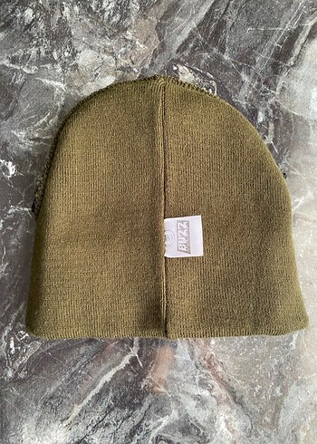 Kadın Bej Örgü Yün Bere - Görsel 3