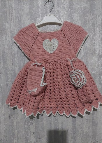 El Yapımı  Örgü Çiçek Buketi battaniye - Görsel 2