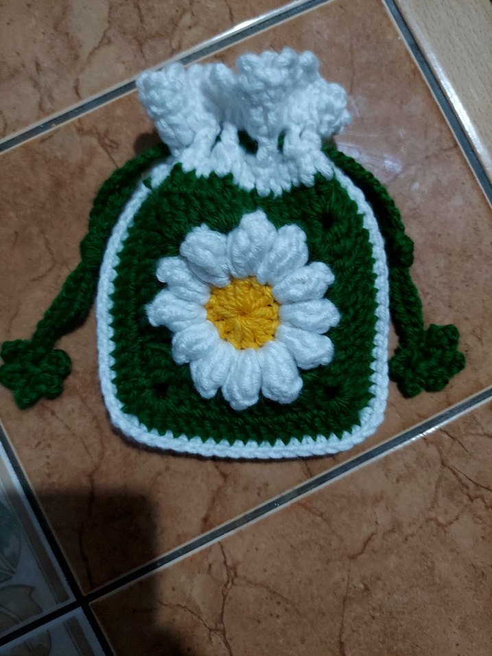 El Yapımı  Örgü Çiçek Buketi battaniye - Görsel 4