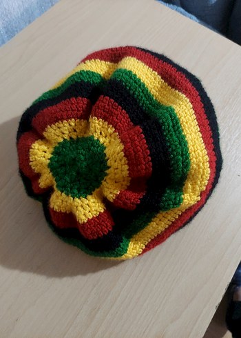 Renkli Örgü Kadın Bere - Görsel 2