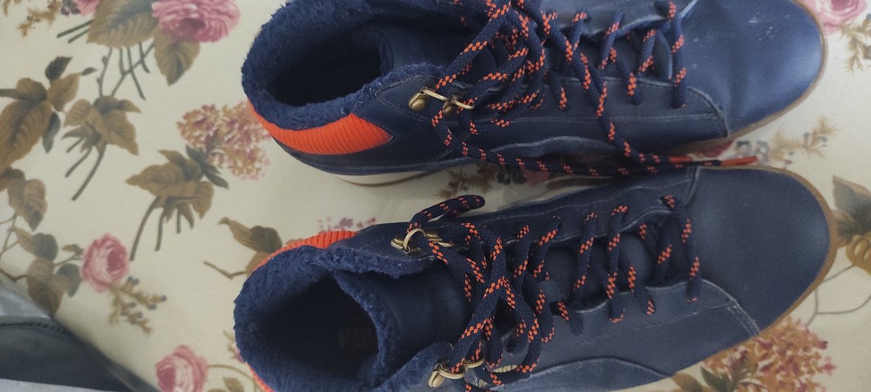 orijinal puma Erkek Renkli Mavi Spor Ayakkabı Bağcığı - Görsel 4