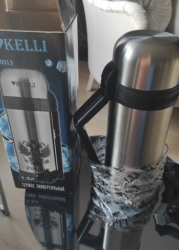 Kelli KL-0913 0 ürün Termos 1.5L Rusya ürünü hediye gelmişti - Görsel 2